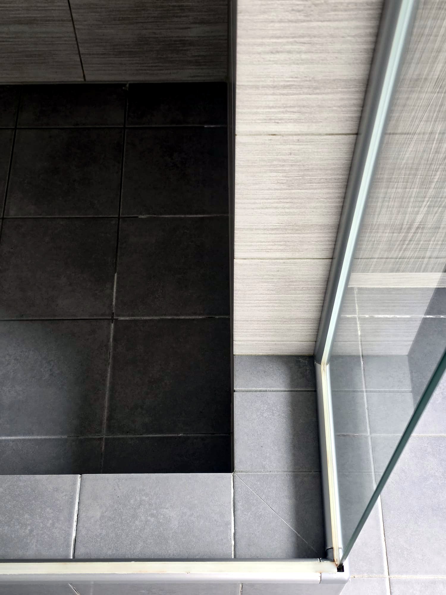 Shower glass and frame detail result